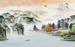 中国风旺财风水画