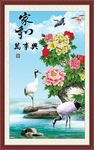 花开富贵 家和万事兴