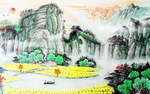水墨山水画