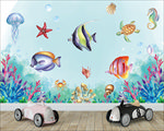 海底世界水彩画