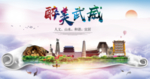 武威绿色宜居中国风城市海报