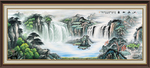 山水画国画山水画