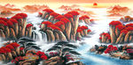 鸿运当头 风水画