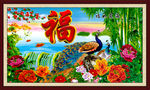 壁画 福如东海