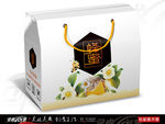 白色蜂蜜包装盒展开图