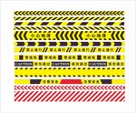 红黄警戒线