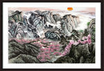 中堂画山水