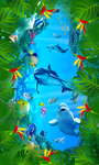 海洋世界吊顶3D立体天顶壁画