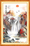 山水画国画山水画