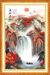 山水画国画山水画