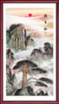 山水画国画山水画
