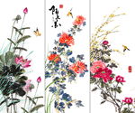手绘花鸟图