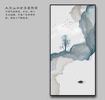 水墨装饰画 水墨软膜
