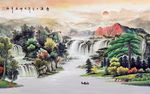 中国风水墨山水画
