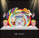 面包超人宝宝宴背景