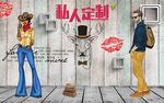 服装背景墙
