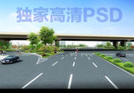 道路立交绿化效果