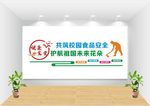 学校食堂 食堂文化墙图片