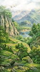 山水油画