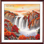 山水国画山水画