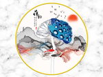 新中式圆形装饰画