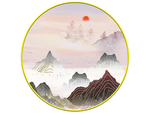 圆形装饰画挂画