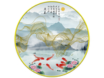 新中式圆形装饰画