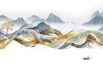 意境最新山水画 tif分层
