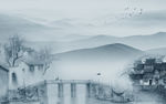 江南最新山水画 tif分层