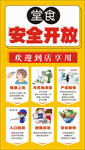 防疫堂食海报