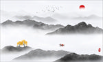 新中式山水画