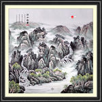 山水画国画山水画