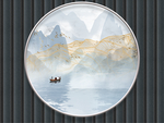 新中式背景墙