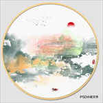 抽象山水画