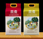 大米包装 米袋设计 稻花香米