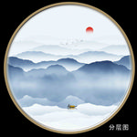 欧式山水