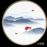 新中式背景