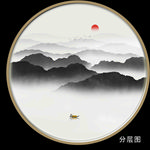 新中式山水画