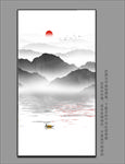 酒店水墨挂画