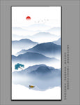 新中式山水挂画