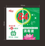 84消毒液标签
