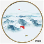 山水抽象画