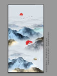 山水壁画