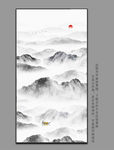 玄关山水装饰画