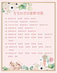 粉色宝宝宴席位图设计