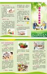老年人饮食保健 三折页  单张