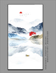 抽象水墨壁画 挂画
