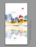 新中式玄关山水