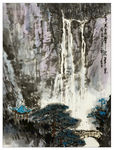 水墨山水画 意境山水画 国画山