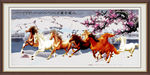 瑞雪八骏图 八骏全
